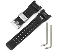 Bracelet de rechange en résine compatible avec Casio GWG-B1000 GWG-B1000-1AJF Master de la série G MUDMASTER Bracelet de montre pour homme, taille unique, résine, Pas de gemme