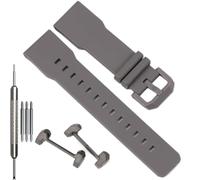 Bracelet de rechange en résine de 24 mm compatible avec Casio GA-2300-1AER GA-2300-4AER GA-2300-7AER Bracelet en caoutchouc pour homme et femme, taille unique, Résine, Pas de gemme