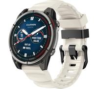 Bracelet de rechange en silicone compatible avec Garmin Fenix 7X/Fenix 6X/Fenix 5X/Fenix 8 51 mm Quickfit 26 mm pour Tactix Delta, Fenix 3/3 HR, Descent MK1/Enduro, taille unique, Silicone, Pas de