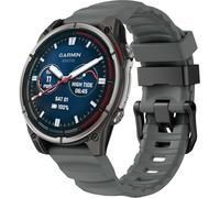 Bracelet de rechange en silicone compatible avec Garmin Fenix 7X/Fenix 6X/Fenix 5X/Fenix 8 51 mm Quickfit 26 mm pour Tactix Delta, Fenix 3/3 HR, Descent MK1/Enduro, taille unique, Silicone, Pas de