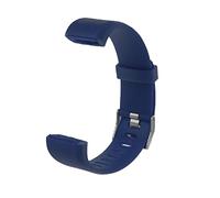 Bracelet de rechange en silicone compatible avec la montre intelligente ID115 Plus - Étanche - Résistant à la transpiration - Souple