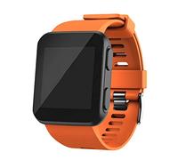 Bracelet de rechange en silicone compatible avec les montres de course Garmin Forerunner 35/Forerunner 30 GPS, Silicone