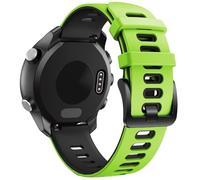 Bracelet de rechange en silicone de 20 mm pour Garmin Vivoactive 3 / Galaxy Watch 3 41 mm / Galaxy Watch 4 40 mm / 44 mm / Active 2 / Forerunner 645 Watch Band, Noir (Geen-Black)
