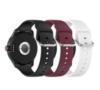 Bracelet de rechange en silicone de 24 mm compatible avec Fossil Nate Chronographe/Machine Automatic/Bronson Automatic/Townsman 48 mm/Blue GMT, Mittelgroße, Silicone, Pas de gemme