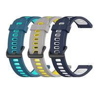 Bracelet de rechange en silicone pour Kospet Tank T4 / T4C / T3 / T3 Ultra / T3 Ultra 2 / T2, bracelet de montre de 22 mm pour Kospet Tank M4/M4C/M3/M3 Ultra/M2, Medium, Cuir, Pas de pierre précieuse