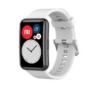 Bracelet de rechange en silicone pour montre connectée Huawei Watch Fit (blanc)