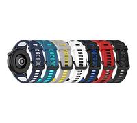 Bracelet de rechange en silicone pour montre connectée Withings ScanWatch 42 mm, Steel HR 40 mm, Steel HR Sport 40 mm, en silicone souple et résistant 20 mm