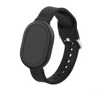 Bracelet de rechange en silicone pour Xiaomi Tag, doux pour la peau, avec étui de protection, bracelet résistant aux chocs pour enfants, 213 x 16 mm (noir)