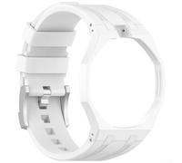Bracelet de rechange en silicone souple pour montres Swatch et Ap Royal, bracelet de sport réglable et confortable en noir, blanc, jaune, vert, rose, bleu pour un usage quotidien et des activités de