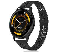 Bracelet de rechange fin et creux en silicone pour Lamshaw Venu 3, Lamshaw 22 mm à dégagement rapide, compatible avec Garmin Venu 3/Venu 2/Forerunner 255/Forerunner 255 Music/Forerunner 265/Forerunner