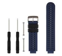 Bracelet de rechange HONECUMI pour montre connectée Garmin Forerunner 230 / 235 / 620 / 630 / 735XT - Taille unique - Avec accessoires, Bleu marine/noir