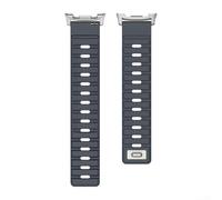 Bracelet de rechange magnétique en silicone compatible avec Samsung Watch 8 et 8 Classic, pour un confort tout au long de la journée (minuit)