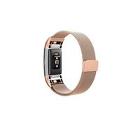 Bracelet de Rechange Milanais en Acier Inoxydable pour Fitbit charge 2 XCSOURSE