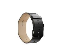 Polar Bracelet en Cuir Loop - Cuir à Tannage végétal, Noir | Bracelet en cuir à tannage végétal donnant au POLAR Loop un aspect haut de gamme au travail, en soirée et au quotidien