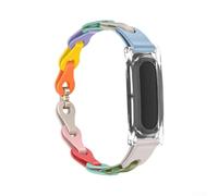 Bracelet de rechange pour Fitbit Versa Lite Sense - En silicone souple - Boucle en métal - Étanche - Accessoire de sport (Rose)