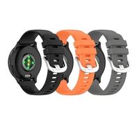 Bracelet de rechange pour Garmin Venu 4 41 mm/Venu 3S/Venu 2S/Vivoactive 4S/Vivomove 3S, 18 mm en silicone souple pour Garmin Forerunner 265S/255S/255S Music, Mittelgroße, Silicone, Pas de gemme