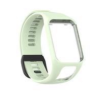 Bracelet de rechange pour montre connectée TomTom Golfer 2/Runner 2/Runner 3, Silicone, Pas de gemme