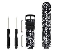 Bracelet de rechange pour montre Garmin Forerunner 235/Garmin 735xt - Bracelet pour montre de course Garmin Forerunner 220/230/620/630, Garmin Approach S20 S5 S6 Golf Smart Watch, Silicone