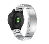 Bracelet de rechange QuickFit de 20 mm compatible avec Garmin Instinct 2S/Instinct 2S Solar Bracelet de rechange en acier inoxydable pour homme et femme Pour Garmin Instinct 2S/2S Solar