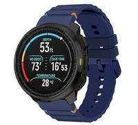 Bracelet de rechange réglable en silicone tissé compatible avec SUUNTO Ocean Band 20 mm, 22 mm, compatible avec montre intelligente SUUNTO (bleu, bracelet de 20 mm)