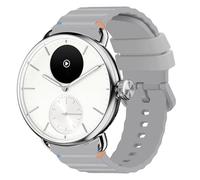 Bracelet de rechange réglable en silicone tissé compatible avec Withings ScanWatch 2 42 mm/ScanWatch Horizon/ScanWatch 42 mm/Steel HR 40 mm/Steel HR Sport/ScanWatch 38 mm/ScanWatch 2 38 mm/ScanWatch