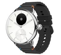 Bracelet de rechange réglable en silicone tissé pour montre connectée Withings, Lamshaw 18 mm, 20 mm, compatible avec Withings ScanWatch 2 42 mm/ScanWatch Horizon/ScanWatch 42 mm/Steel HR 40 mm/Steel