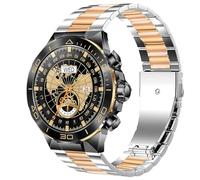 Bracelet de rechange SOUYIE en acier inoxydable durable à libération rapide compatible avec SOUYIE T19, T56, T90, T98, P113, P109, P99, S47, SW7, Q15 Pro, T49, T45S, HT, L1, HD11, HD1 - 20 mm - 22 mm