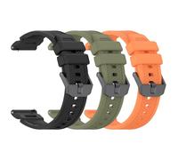 Bracelet de rechange sport 24 mm pour Fossil Nate Chronographe/Machine Automatic/Bronson Automatic/Townsman 48 mm/Blue GMT Bracelet de rechange en silicone souple, Mittelgroße, Silicone, Pas de gemme