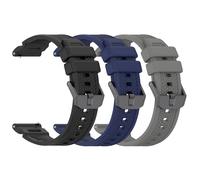 Bracelet de rechange sport 24 mm pour Fossil Nate Chronographe/Machine Automatic/Bronson Automatic/Townsman 48 mm/Blue GMT Bracelet de rechange en silicone souple, Mittelgroße, Silicone, Pas de gemme