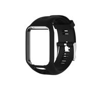 Bracelet de rechange - TomTom - Runner 2-3 - Silicone - Noir - 22 mm