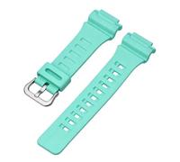 Bracelet de Remplacement 18mm compatible avec Montre Numérique Casio AE-1300, AE-1200, F-108, W-216H, AE-1000W, SGW-300H, AQ-S800W, W-800H | Vert
