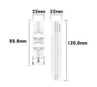 Bracelet de remplacement 22mm pour Samsung Galaxy Gear S3/Gear 2 en blanc Huawei Watch GT Watch 2 Pro Ticwatch Pro Pepple Time