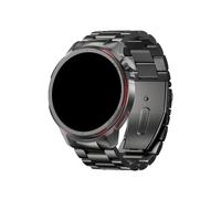 Bracelet de remplacement en acier inoxydable Pour Huawei Watch GT Runner 2 bracelet à Interface incurvée spécialisée(Black)