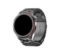 Bracelet de remplacement en acier inoxydable Pour Huawei Watch GT Runner 2 bracelet à Interface incurvée spécialisée(Titanium Grey)
