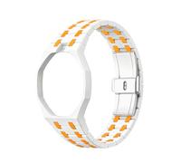 Bracelet de remplacement en céramique bio pour montre Swatch x Royal Pop, étui de montre intégrée, conception tout-en-un, protection complète et léger