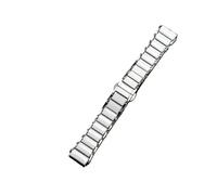 Bracelet de Remplacement en céramique for Hommes et Femmes, 18mm, 20mm, 22mm(Silver,18mm)