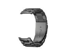 Bracelet De Remplacement En Métal Pour Huawei Watch GT Runner2 Interface Incurvée Spécialisée Bracelet En Acier Inoxydable(Titanium Grey)