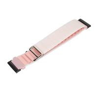 Bracelet de remplacement en nylon tissé pour Fitbit Versa 4, Sense 2, couleur blanche et rose