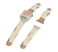 Bracelet de remplacement en silicone Moro Camo pour Apple Watch 6/5/4/3/2/SE (45 mm/45 mm/42 mm), Camouflage-5