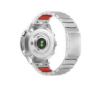 Bracelet de remplacement en titane et Silicone 22mm 26mm Pour Garmin Fenix 8 7X 7 6X 6 Pro 5X 5 Plus Tactix8 7pro Enduro 3 Accessoires(Silver Orange,22mm 7/6/5)