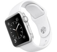 Bracelet de remplacement pour Apple Watch Series 1 / 2 / 3 / 4 42mm Hobby Concept Montre en Silicone Blanc