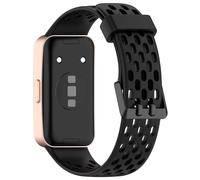 Bracelet de remplacement pour Huawei Band 10/9/8 - Conception respirante Black