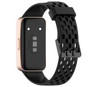 Bracelet de remplacement pour Huawei Band 10/9/8 - Conception respirante Black