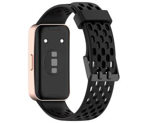 Bracelet de remplacement pour Huawei Band 10/9/8 - Conception respirante Black