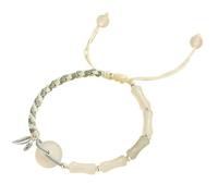 Bracelet de richesse Feng Shui en cristal - Boucle d'harmonie en forme de donut en jade vert avec breloque en bambou rose - Bijou de méditation d'équilibre des chakras pour la chance et la prospérité