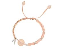 Bracelet de richesse Feng Shui en cristal - Boucle d'harmonie en forme de donut en jade vert avec breloque en bambou rose - Bijou de méditation d'équilibre des chakras pour la chance et la prospérité