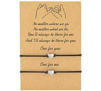 Bracelet de Saint Valentin de Morse Code Cadeau de Bracelet de Famille d'Amitié de Couple I Love You (A)