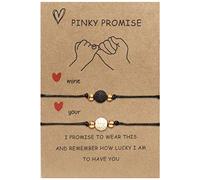 Bracelet de Saint Valentin de Morse Code Cadeau de Bracelet de Famille d'Amitié de Couple I Love You (D)