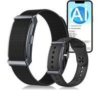 Bracelet de santé connecté noir sans écran - Moikmlih - Suivi de la fréquence cardiaque - SpO₂ - Suivi du sommeil