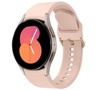 Bracelet de sport compatible avec Samsung Galaxy Watch 5 40 mm 44 mm/Watch 5 Pro, bracelet de rechange en silicone sans espace pour Samsung Galaxy Watch 4 40 mm 44 mm - Rose officiel